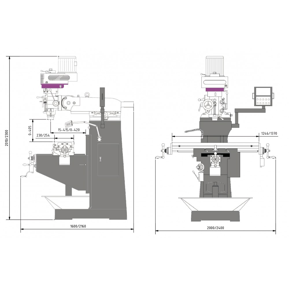Καλουπόφρεζα  Optimum MF 4-B
