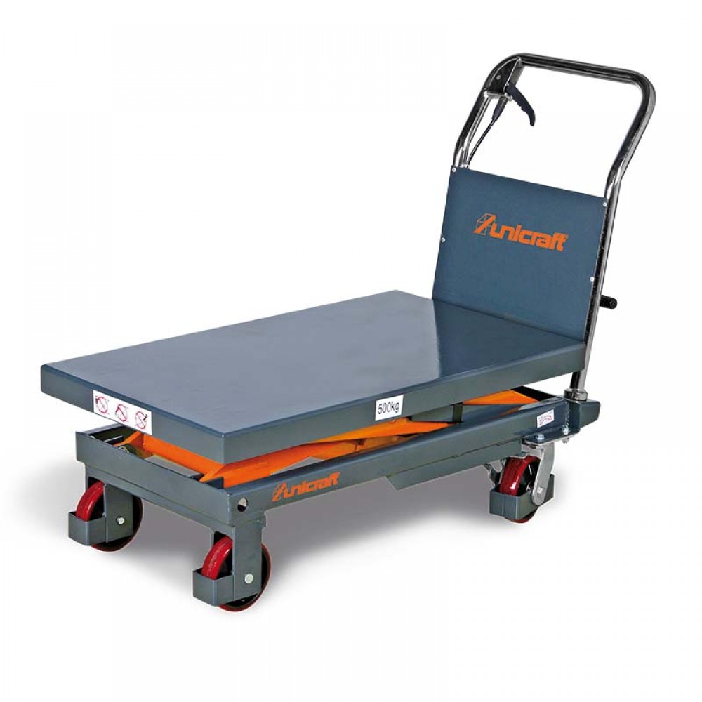 Καρότσι μεταφοράς με ανύψωση Unicraft FHT 500