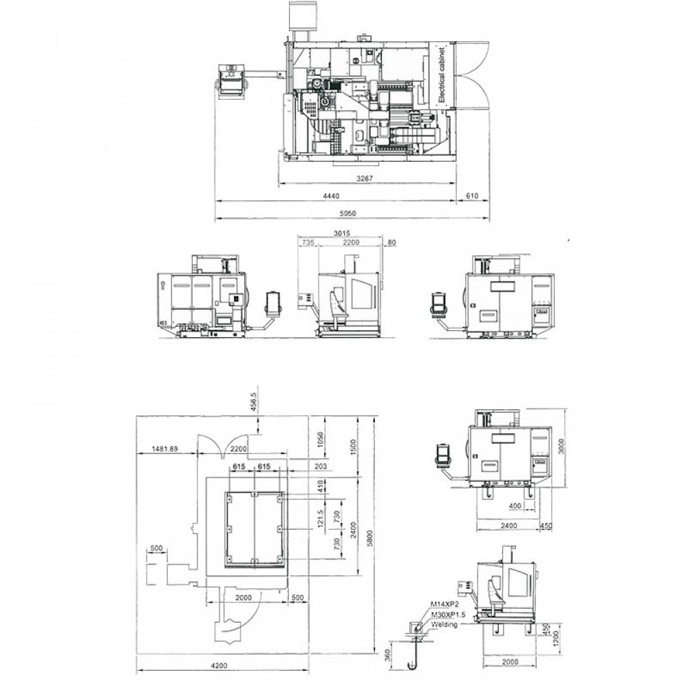 Κέντρο κατεργασίας FU 5-600 HSC 15 Optimum 