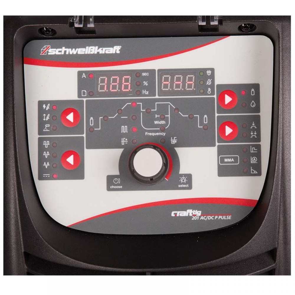 Ηλεκτροσυγκόλληση Tig Craft Tig 201 AC/DC P Pulse Schweisskraft