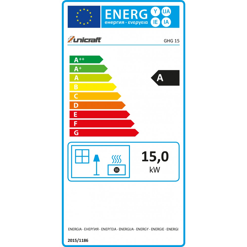 ΘΕΡΜΑΣΤΡΑ ΓΚΑΖΙΟΥ  GHG 15 UNICRAFT 