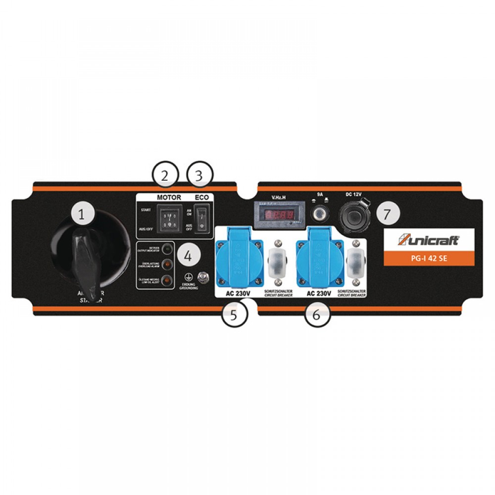 Γεννήτρια ρεύματος inverter PG-I 42 SE Unicraft